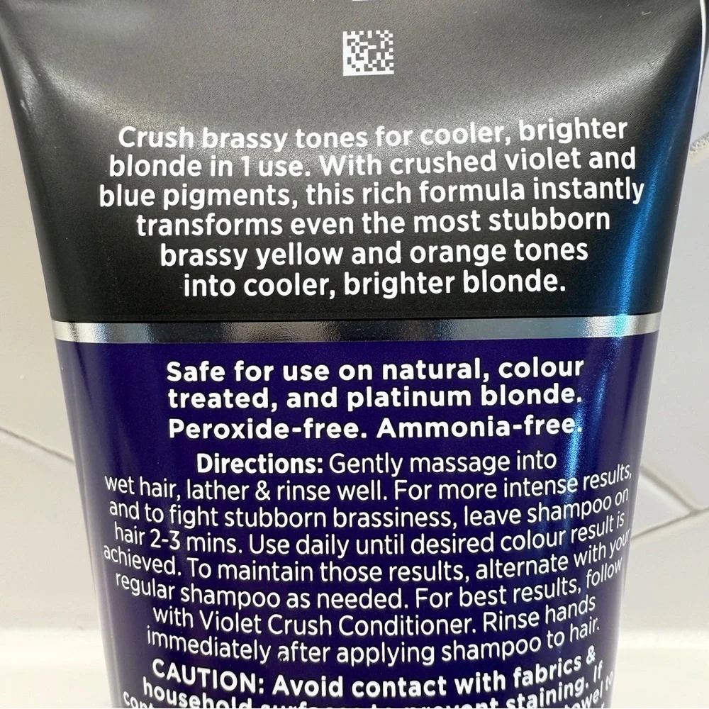 NEW! John Frieda Violet Crush Purple Shampoo for Brighter Blondes 6 fl. oz.
